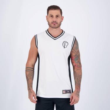 Imagem de Regata Corinthians Logo CP Branca-Masculino
