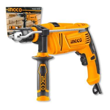 Imagem de Furadeira De Impacto Ingco 680W 13mm Com Pega Auxiliar Sem Maleta, 110