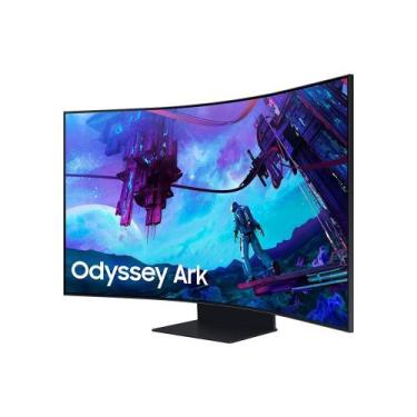 Imagem de Monitor Gamer Curvo Samsung Odyssey Ark 55", 4K, 165Hz, 1ms, Gen 2, Fr