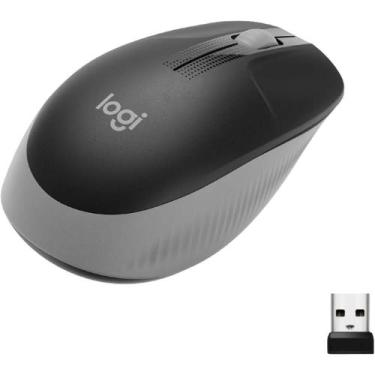 Imagem de Mouse Logitech M190 Sem Fio Wireless 1000 Dpi Cinza 910-005902