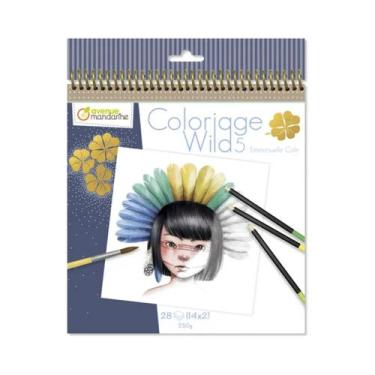 Imagem de Livro de Colorir Coloriage Wild vol5 28 Fls 200x255mm