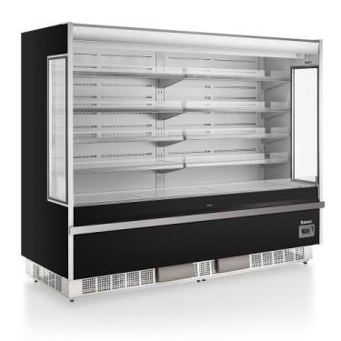 Imagem de Expositor Vertical Aberto GSTO2400 Preto 220v Gelopar, 220V
