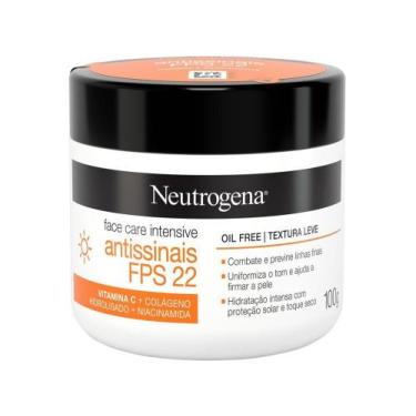 Imagem de Creme Hidratante Facial Neutrogena - Face Care Intensive 22 FPS 100g