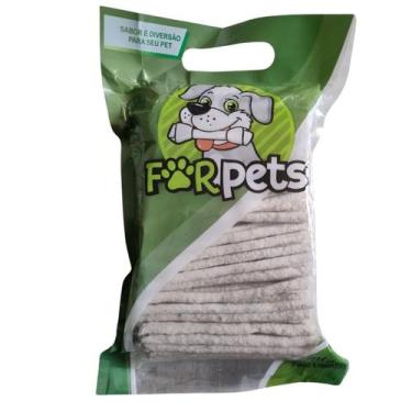 Imagem de Petisco Palito Osso Couritos Couro 1kg Cães Pet Forpets Tamanho:10, 10