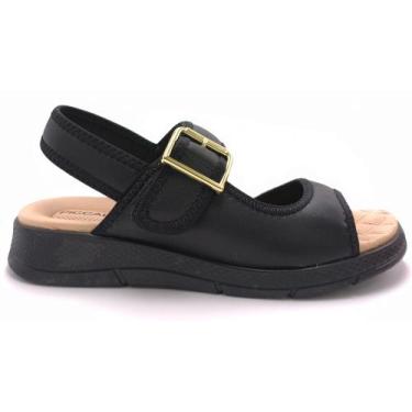 Imagem de Sandália Feminina Anabela Piccadilly 571019, Preto, 37
