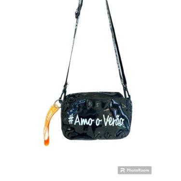 Imagem de Bolsa lateral de Praia e Piscina Preta - Lara Tiara