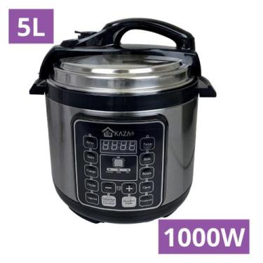 Imagem de Panela De Pressão Elétrica 5 Litros 1000w Kaza Inox, 110V