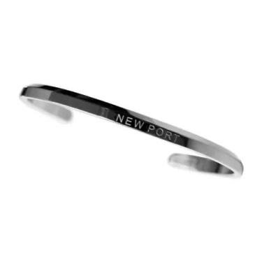 Imagem de Bracelete em aço inox ajustável New Port