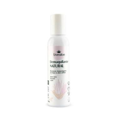 Imagem de Loção Demaquilante Natural sem enxágue limpa hidrata a pele 120ml Live