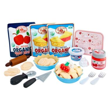 Imagem de Kit de Brinquedo de Confeitaria Creative Chefs com Areia Moldável Make-It! Mix e Mesa de Jogo Azul Creative