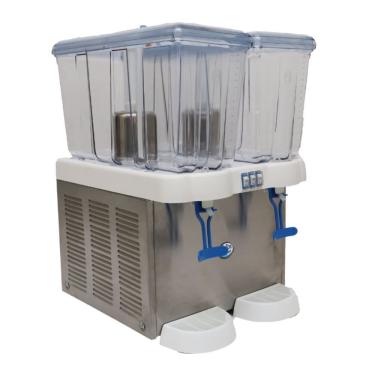 Imagem de Refresqueira Comercial Jpii Inox com 2 Reservatórios de 16L e Agitação por Pá Inox Begel