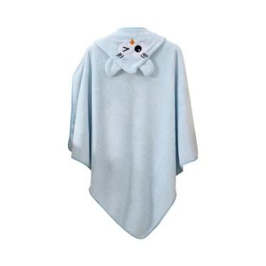 Imagem de Toalha De Banho De Coral Fleece Para Bebês E Crianças Super Absorvente