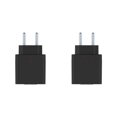 Imagem de Kit C/2 - Plug Protetor De Tensao Qualitronix 2 Polos 10A. - RCD