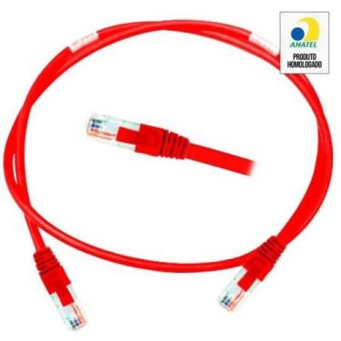 Imagem de Patch Cord CAT.6 2,5m Vermelho Nexans