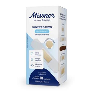 Imagem de Curativo Flexível Transparente 10un Missner