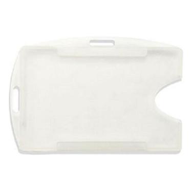 Imagem de Porta Crachá Rígido M3 Conjugado Branco 100 Und - Click Suprimentos