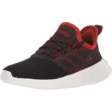 Imagem de adidas Tênis de corrida Baby Lite Racer, Preto/Preto/Vermelho Ativo, 13 Little Kid