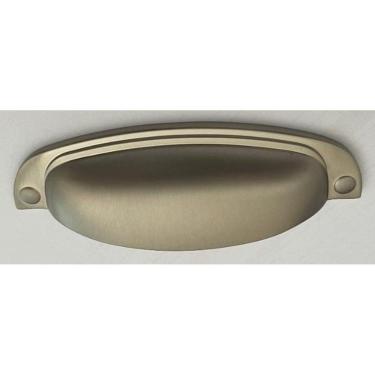 Imagem de Puxador Colonial 115 - Prata Fosco- 96MM