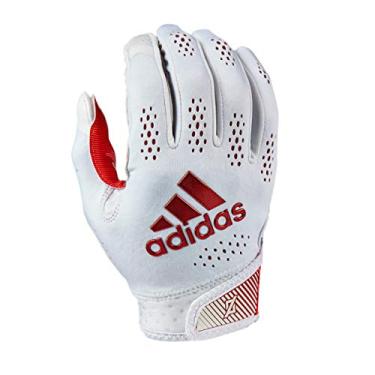 Imagem de adidas Adizero 11 Football Receiver Glove, White/Red, X-Large