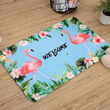 Imagem de Tapetes de banheiro, tapete de banho de espuma de memória de veludo, tapetes de banho antiderrapantes, lavagem à máquina, seca rapidamente, tapetes de banho de pelúcia ultra macios para banheiro, 40 x 60 cm