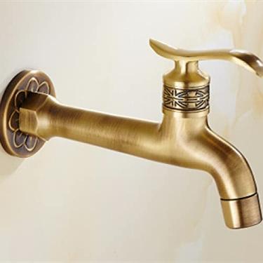 Imagem de Torneira decorativa de latão ao ar livre para jardim torneira antiga retrô máquina de lavar do banheiro torneira varanda antigo esfregão torneiras de luxo, 3, china