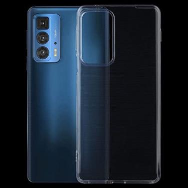 Imagem de YUNCHAO Caixa de telefone Para Motorola Edge 20 Pro 0,75mm Ultra-fino transparente TPU Soft Protective Case capa para celular