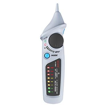 Imagem de Tingpai Testador de voltagem AC sem contato Pen Shaped V ～ Detector de alerta Auto/manual Modo Dual Verificador NCV Verificação de fio ao vivo com alarme de sensibilidade e luz ajustável