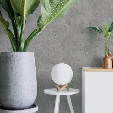 Imagem de Papel De Parede Adesivo Cimento Queimado Cinza Médio Rolo 1m