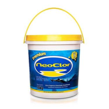 Imagem de Neoclor Premium Cloro Orgânico Estabilizado Para Piscina Balde 10Kg