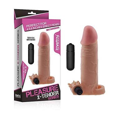 Imagem de Capa Penis Peniana Cyberskin Extensora Pele 17,7x 4cm