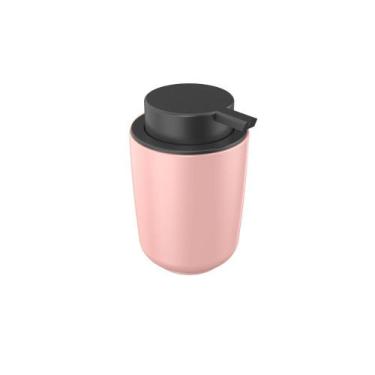 Imagem de Dispenser Porta Sabonete Líquido De Cerâmica Rosa 200ml - Yi