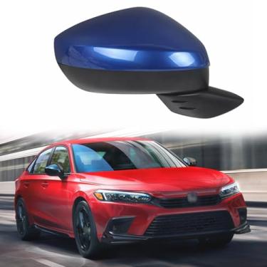 Imagem de Substituição do espelho lateral do passageiro adequado para Honda CIVIC 2022 2023 Conjunto de espelho retrovisor de carro acessórios de espelho retrovisor elétrico