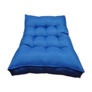 Imagem de Almofada Futon Alto Oxford 120X80 Gigante Azul Royal