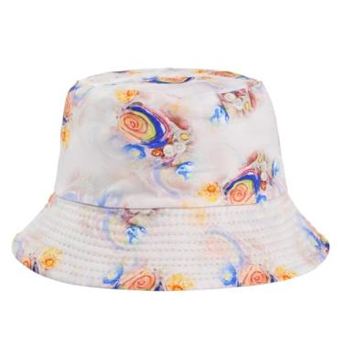 Imagem de Chapéu balde masculino e feminino chapéu balde grafite chapéu balde tie-dye espaço chapéu de verão pesca chapéu de sol chapéu de aventura ao ar livre, Fh312 (8), Tamanho Único