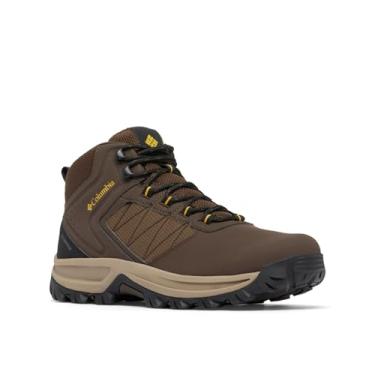 Imagem de Columbia Tênis masculino impermeável Transverse Hike, Cordovan/amarelo dourado, 42