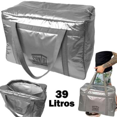 Imagem de Bolsa Térmica Cooler Grande 39 Litros Bebidas Lanche Viagem Praia Pesc