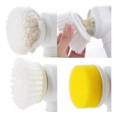 Imagem de Escova Elétrica Giratória Multifuncional Para Limpeza Pesada - Bc Bora