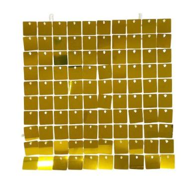 Imagem de Painel Mágico Decorativo Lantejoula Shimmer Wall Dourado - Open Star, 