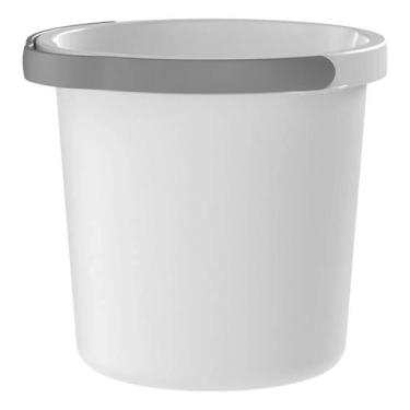 Imagem de Balde De Limpeza Com Alça Reforçada Ou E Marcação De Litros, Branco