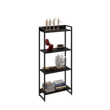 Imagem de Estante Multiuso Para Escritório Industrial 04 Prateleiras Areta 145x6