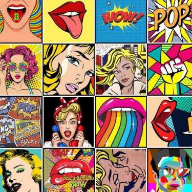 Imagem de Adesivo Azulejo POP ART Para Cozinha - Papel e Parede