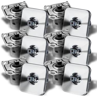 Imagem de 12 molas Marix para portas de Vidro, Branco