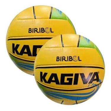 Imagem de Kit Bola Biribol Vôlei Piscina Kagiva - 2 Bolas, 65, Biribol, 210g, Ka