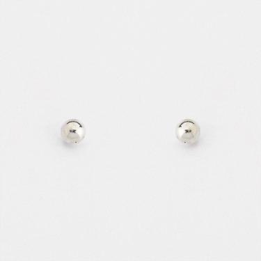 Imagem de Brinco Bolinha Polida Prata 925 - 4mm
