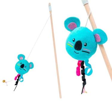 Imagem de Brinquedo para Gatos Varinha com Catnip Tutelo Koala Blue