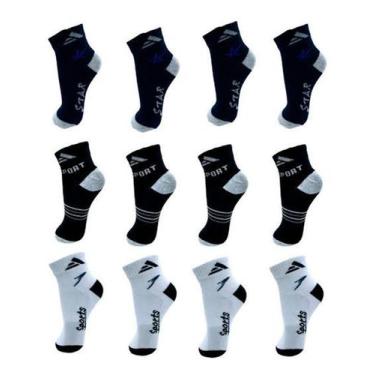 Imagem de Meiia alto max cano médio kit 10 pares - ALTOMAX