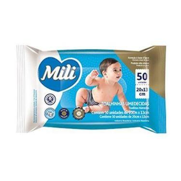 Imagem de Toalhinhas Umedecidas Mili com 50Un