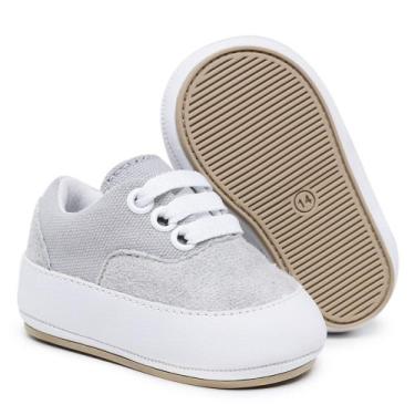 Imagem de Mini Sapatênis Infantil Masculino Bebê Primeiros Passos Para Batizado 