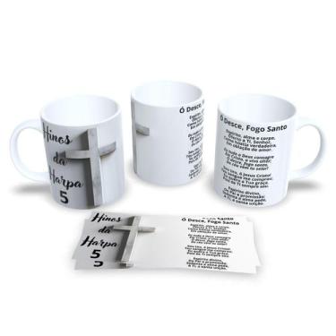 Imagem de Caneca de Porcelana Personalizadas Hinos da Harpa Cristã  - Estampa Su