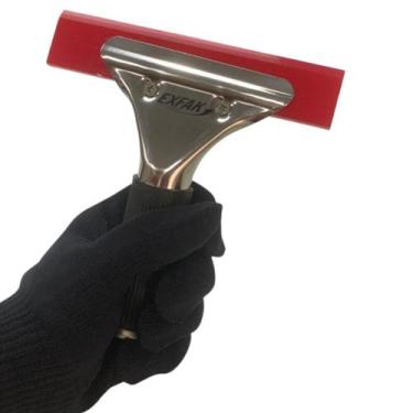 Imagem de Rodo Inox Limpeza Vidro Borracha De Silicone Red Max 01pç - EXFAK